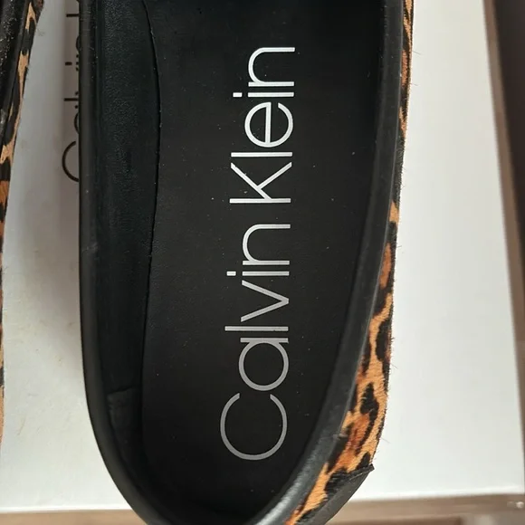 Calvin Klein Women's Leopard Print Loafers, BNWOT, no dust bags, comes with box - Picture 3 of 12